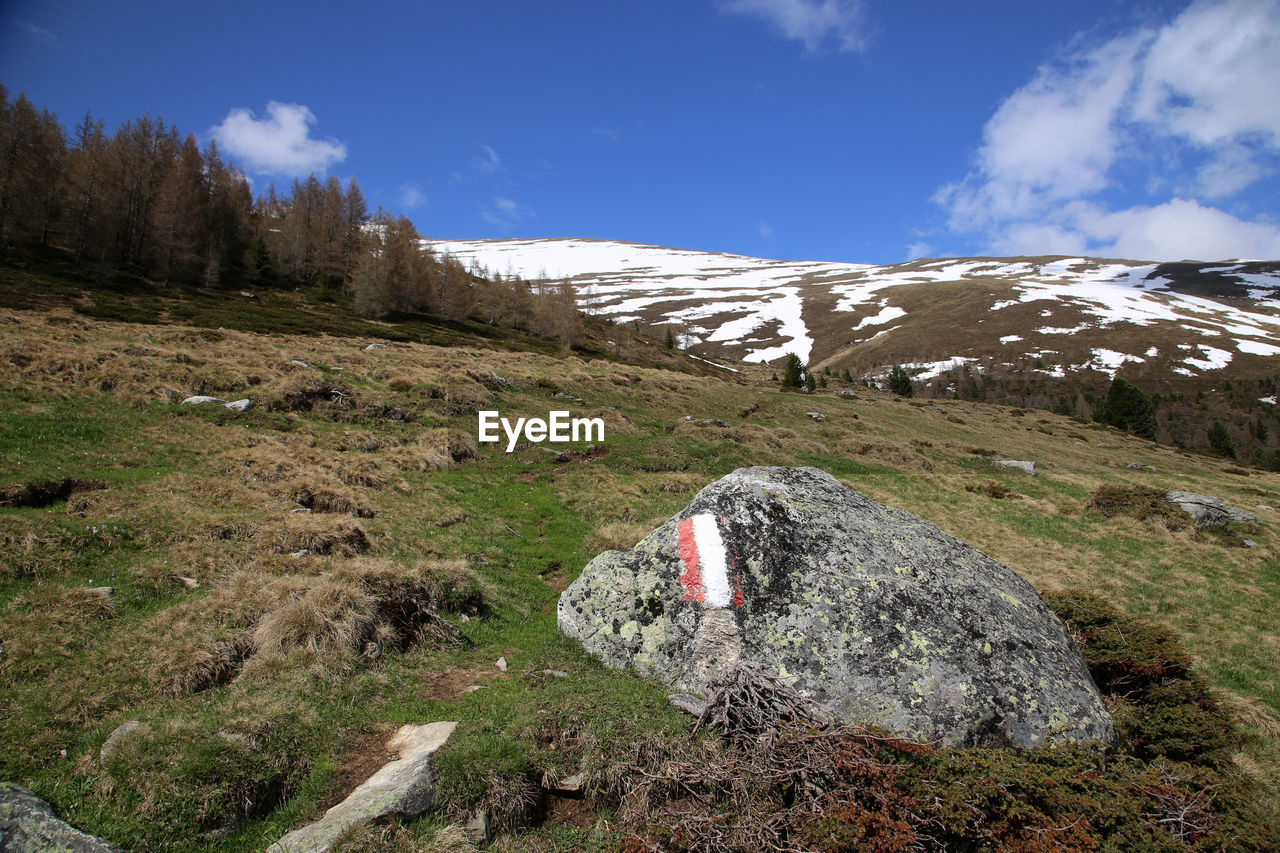 SCENIC VIEW OF SNOW COVERED MOUNTAINS