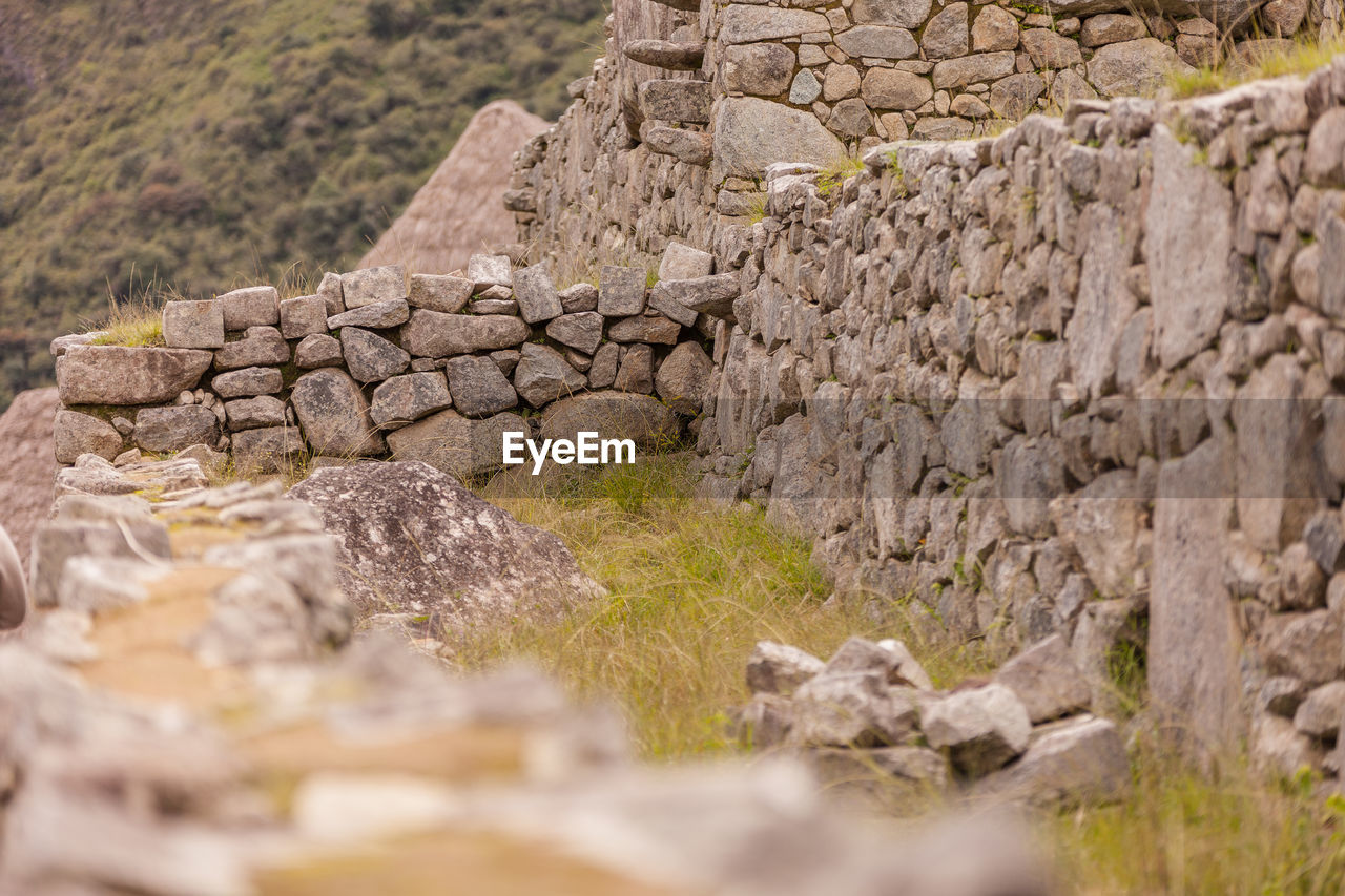 Old ruins of machu picchu