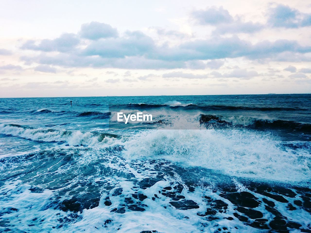 Scenic view of seascape against sky