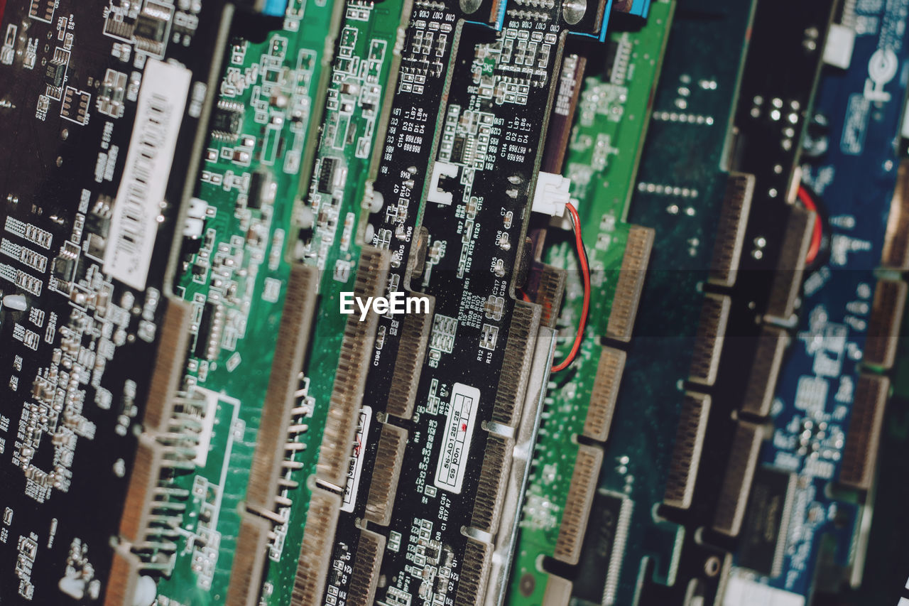 Full frame shot of mother board