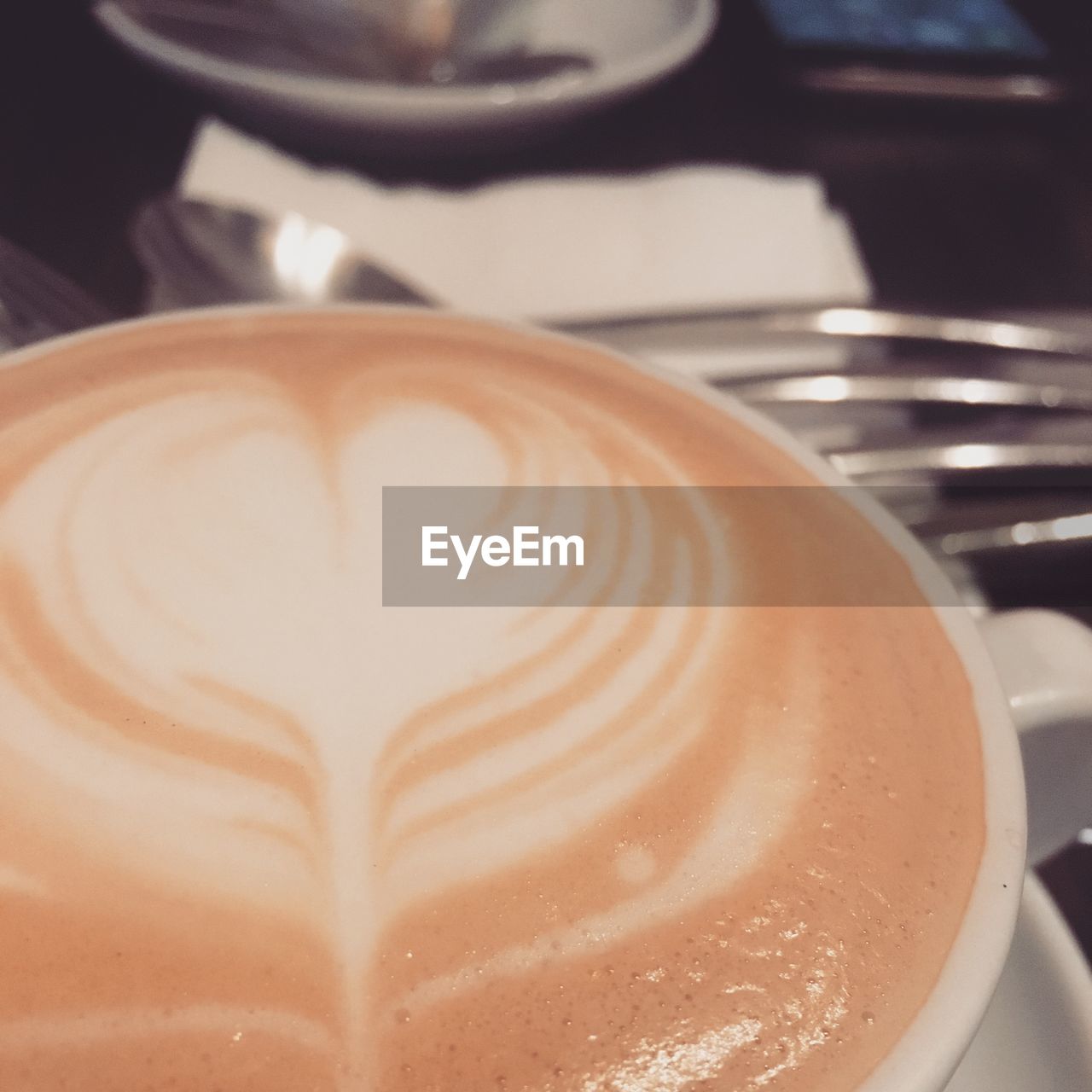 Close-up of coffee on table