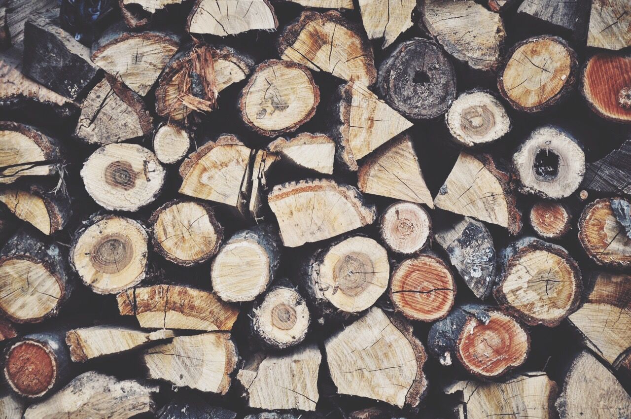 STACK OF LOGS