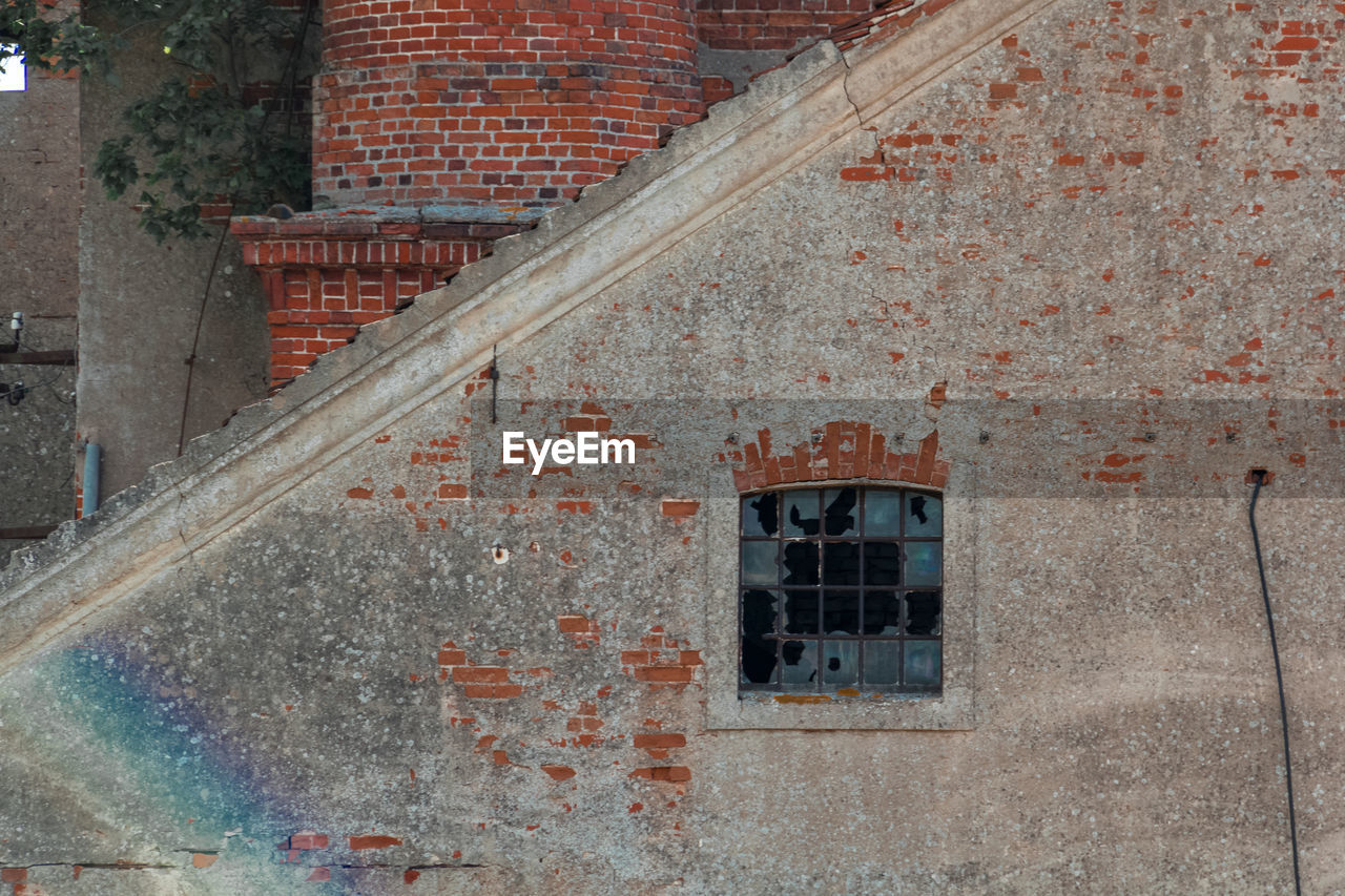 Full frame shot of old building