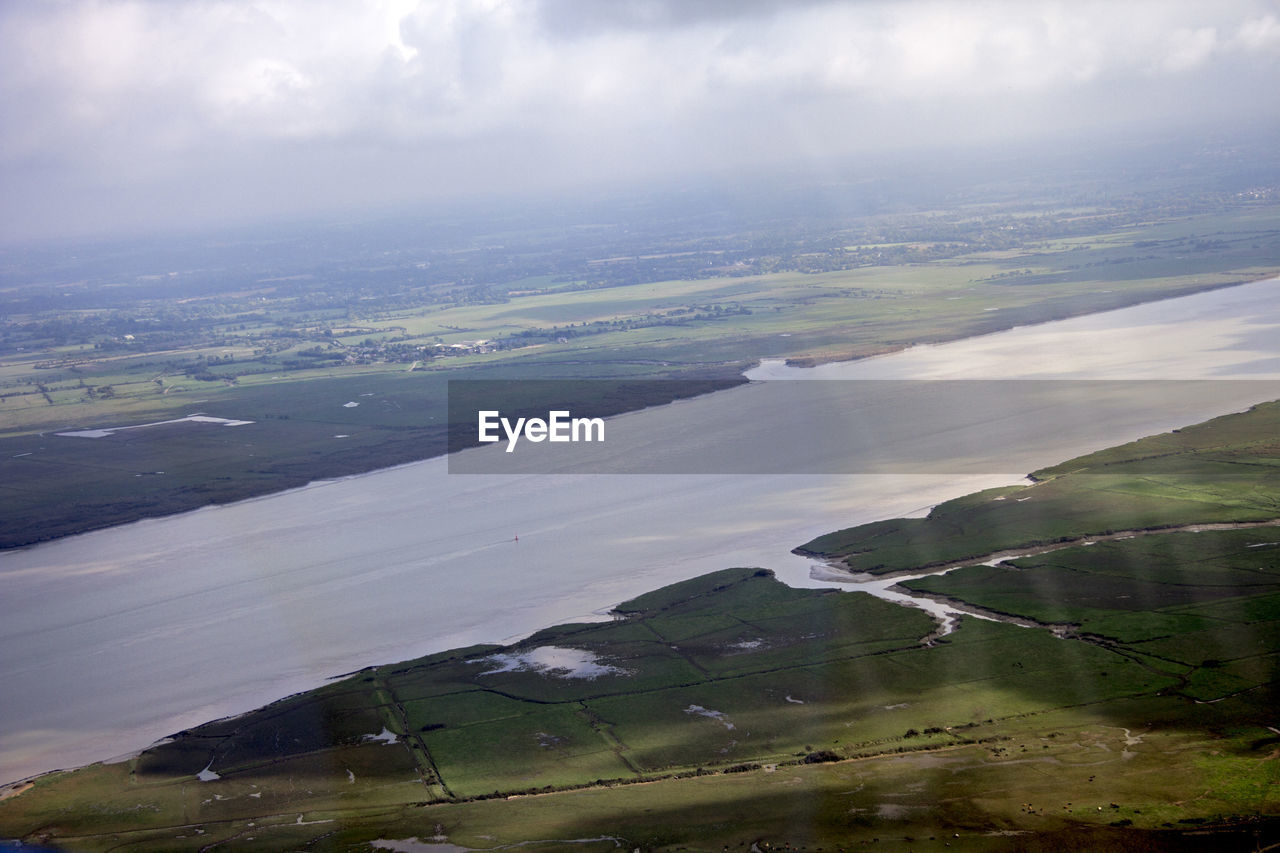 AERIAL VIEW OF LANDSCAPE AGAINST SKY