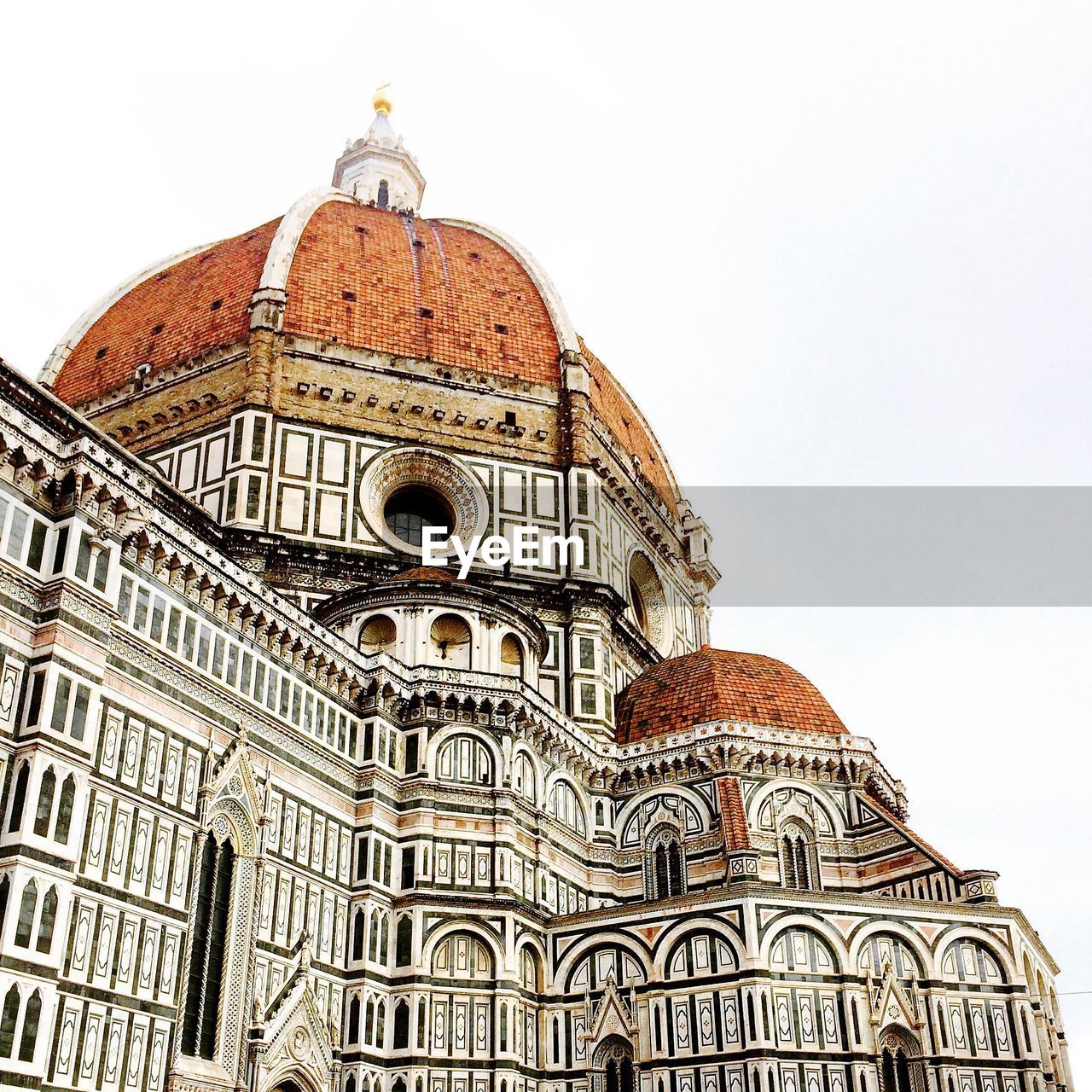 Low angle view of duomo santa maria del fiore church