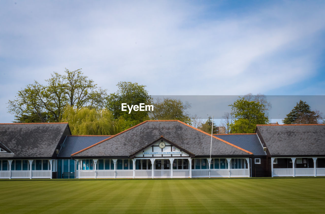 A beautifully geometric bowls club.