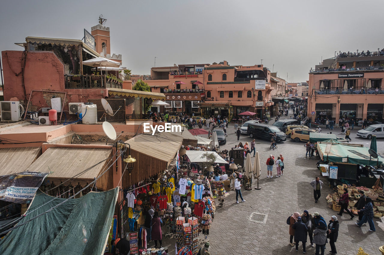 The medina and the souks of marrakech