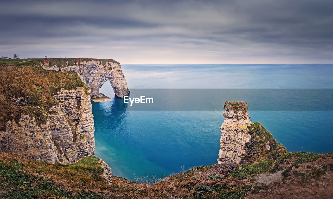 panoramic view of sea against sky