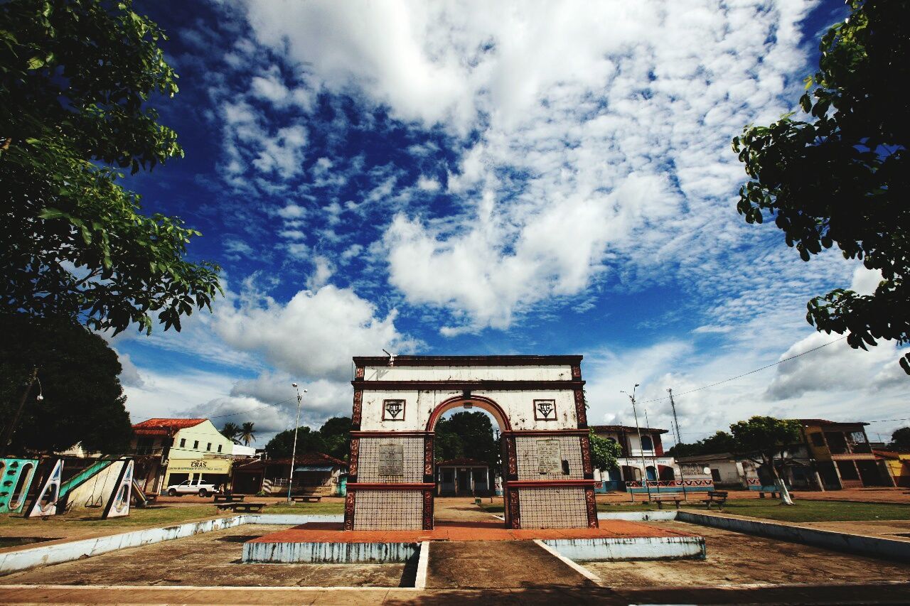 BUILT STRUCTURE AGAINST SKY