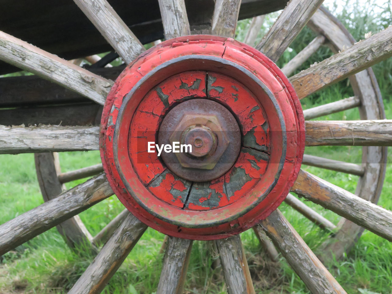 Red wagon wheel