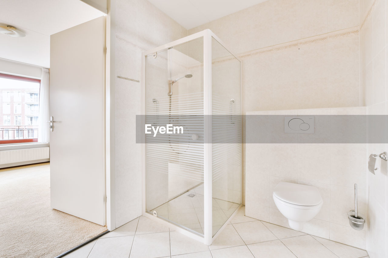 Interior of bathroom