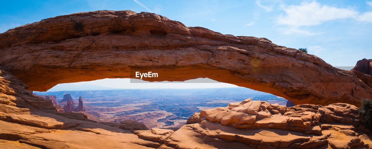 Majestic rock formation in utah