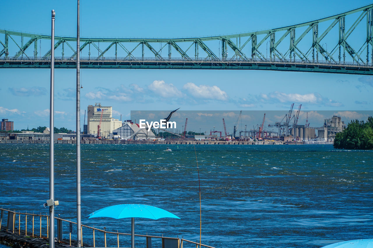 VIEW OF BRIDGE OVER SEA