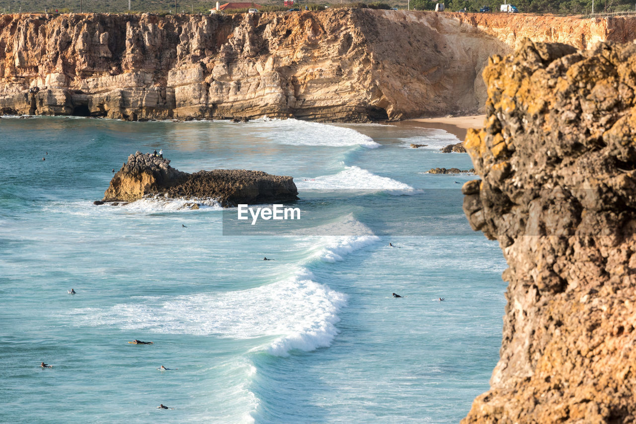 ROCK FORMATIONS IN SEA