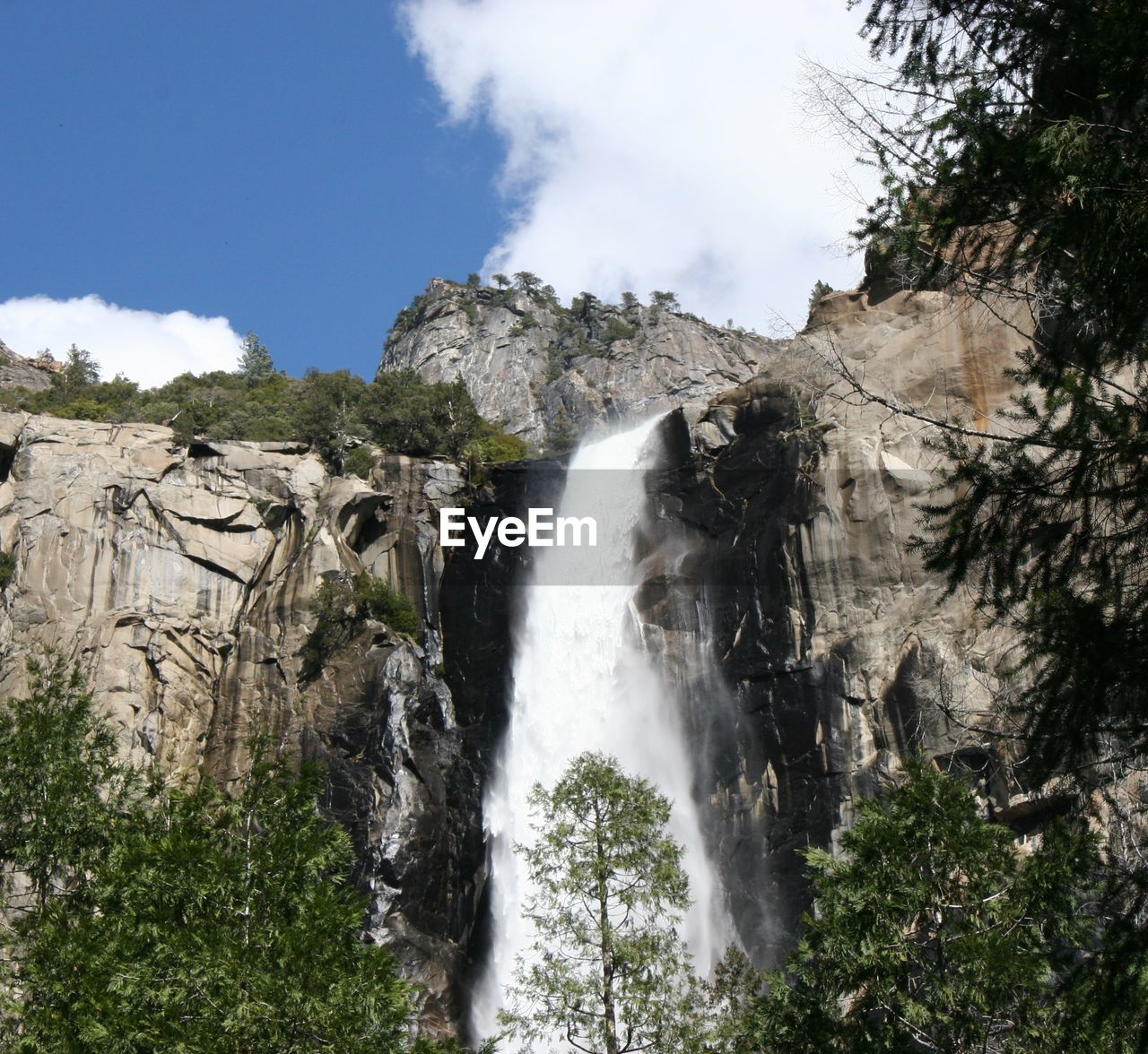 SCENIC VIEW OF WATERFALL