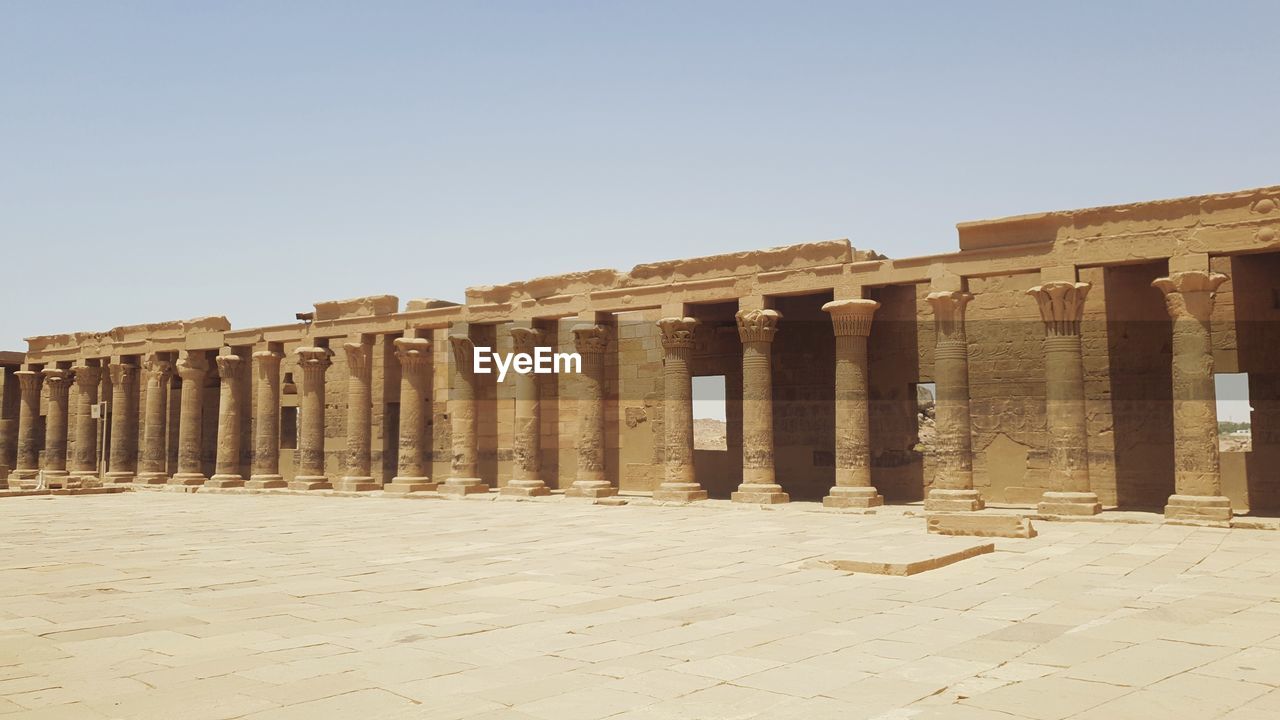 RUINS OF BUILDING AGAINST SKY