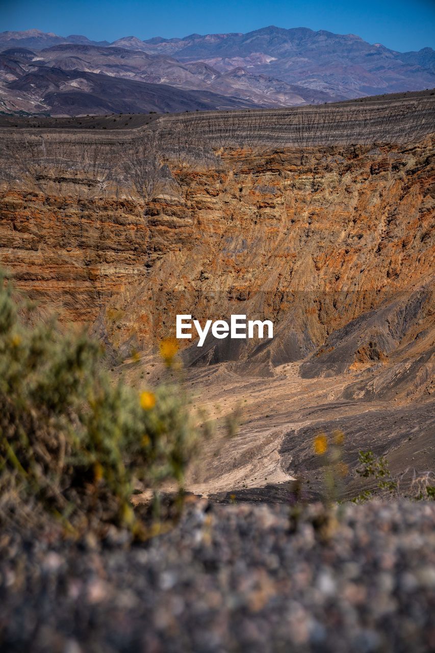 scenic view of land against sky