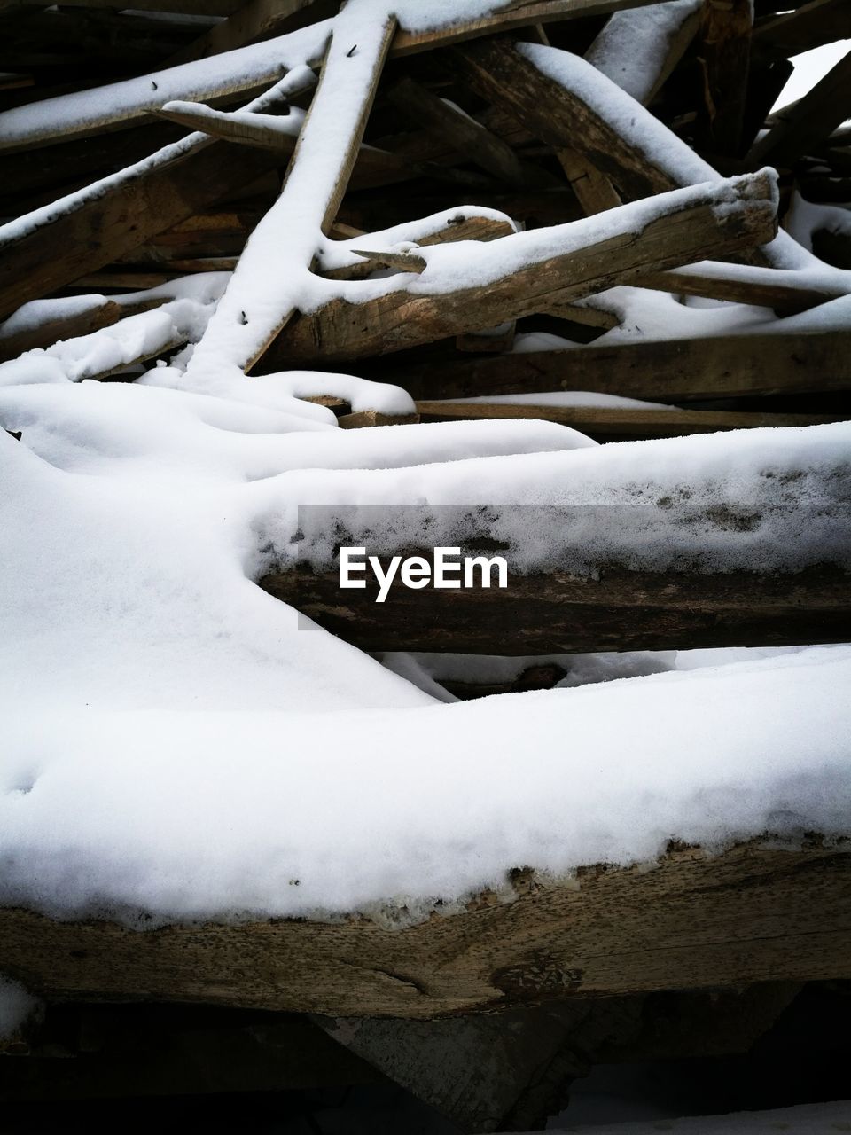 CLOSE-UP OF FROZEN WATER