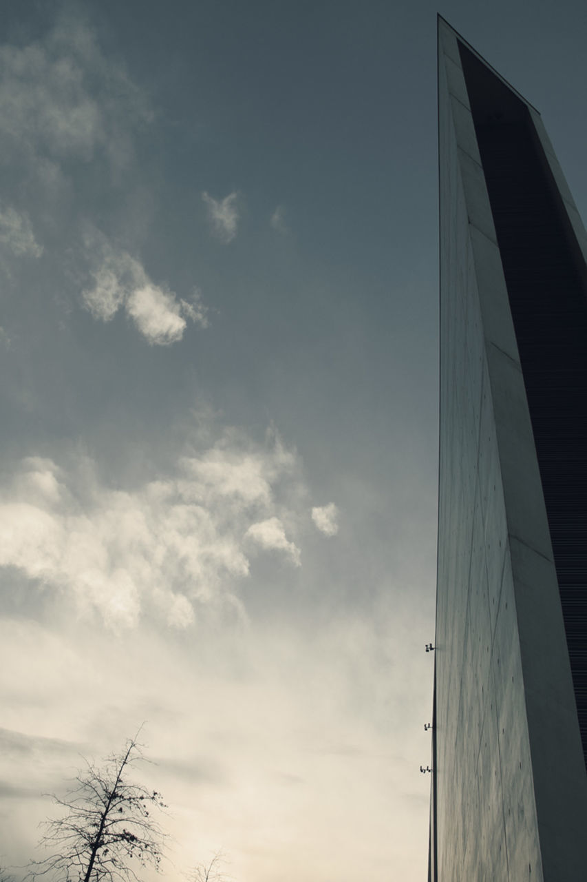 Low angle view of building against sky