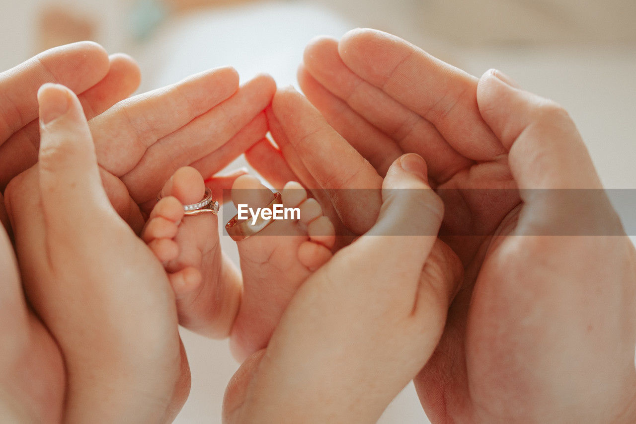 cropped image of woman holding hands