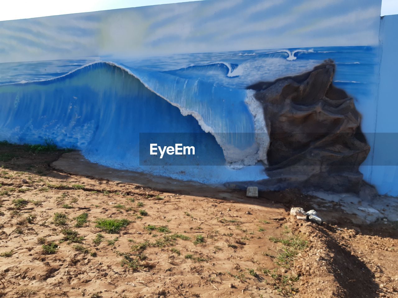 SCENIC VIEW OF FROZEN BEACH