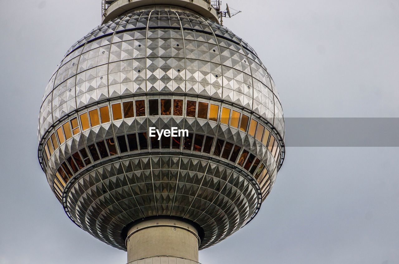 Architectural detail of communication tower