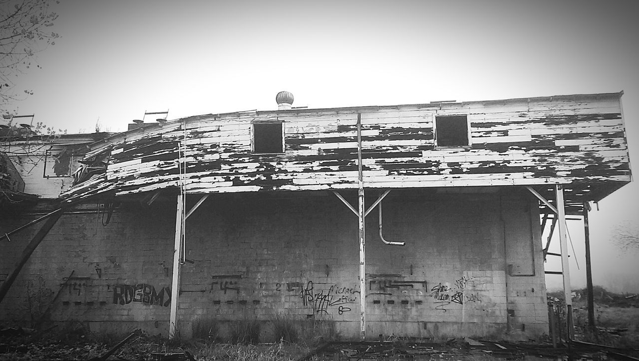 LOW ANGLE VIEW OF BUILT STRUCTURE AGAINST SKY