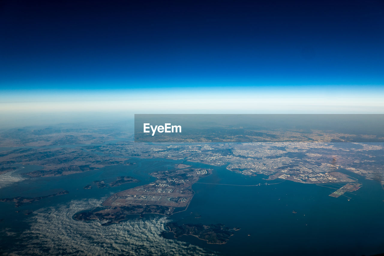 aerial view of cityscape against sky