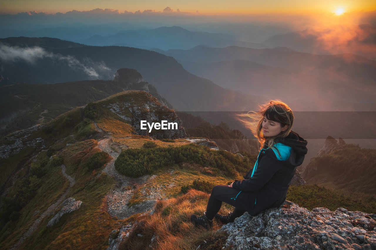 The incredible nature from ceahlau mountains, romania.