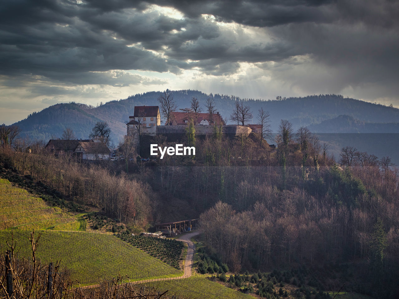 PANORAMIC SHOT OF BUILDINGS AGAINST SKY