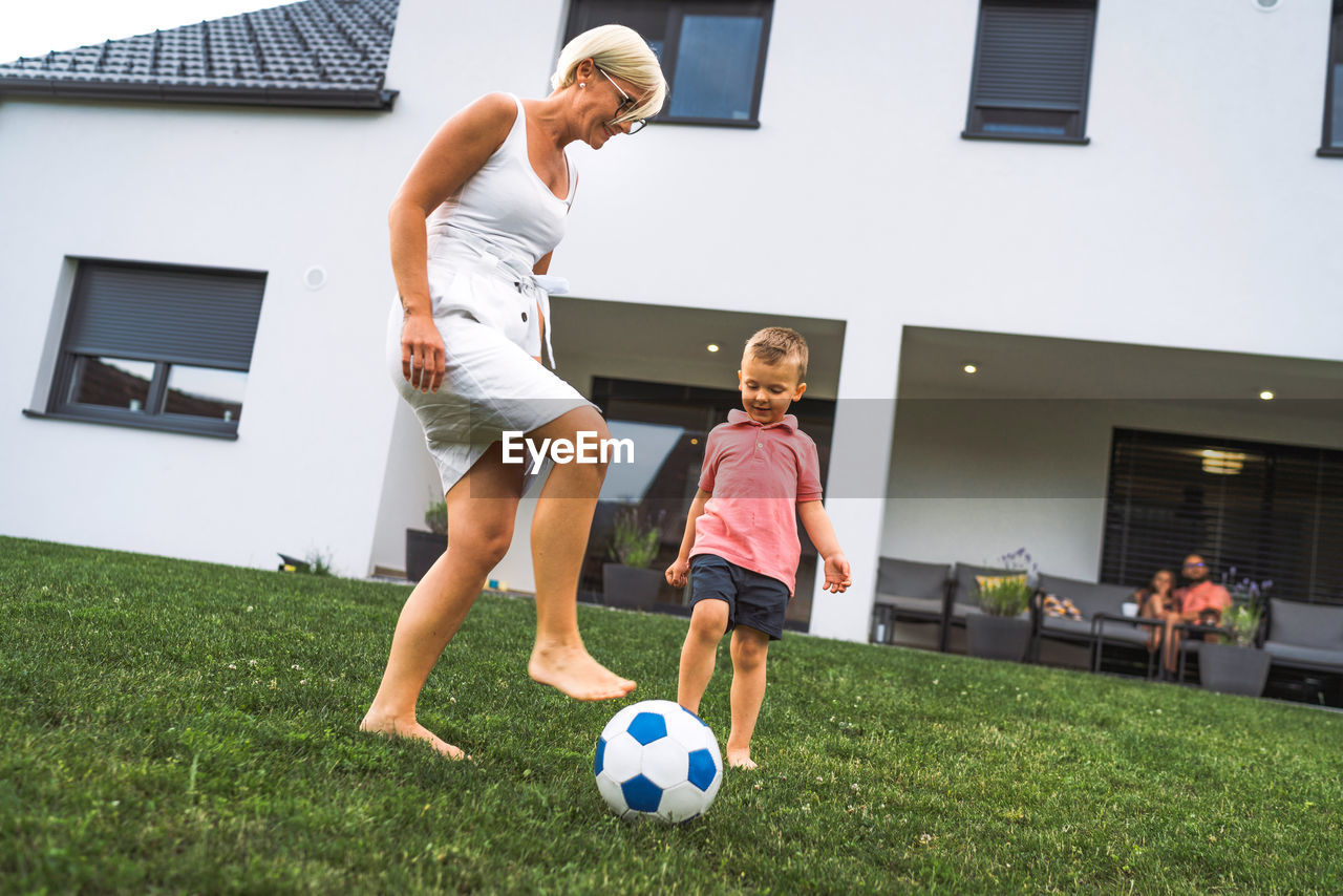 man playing soccer