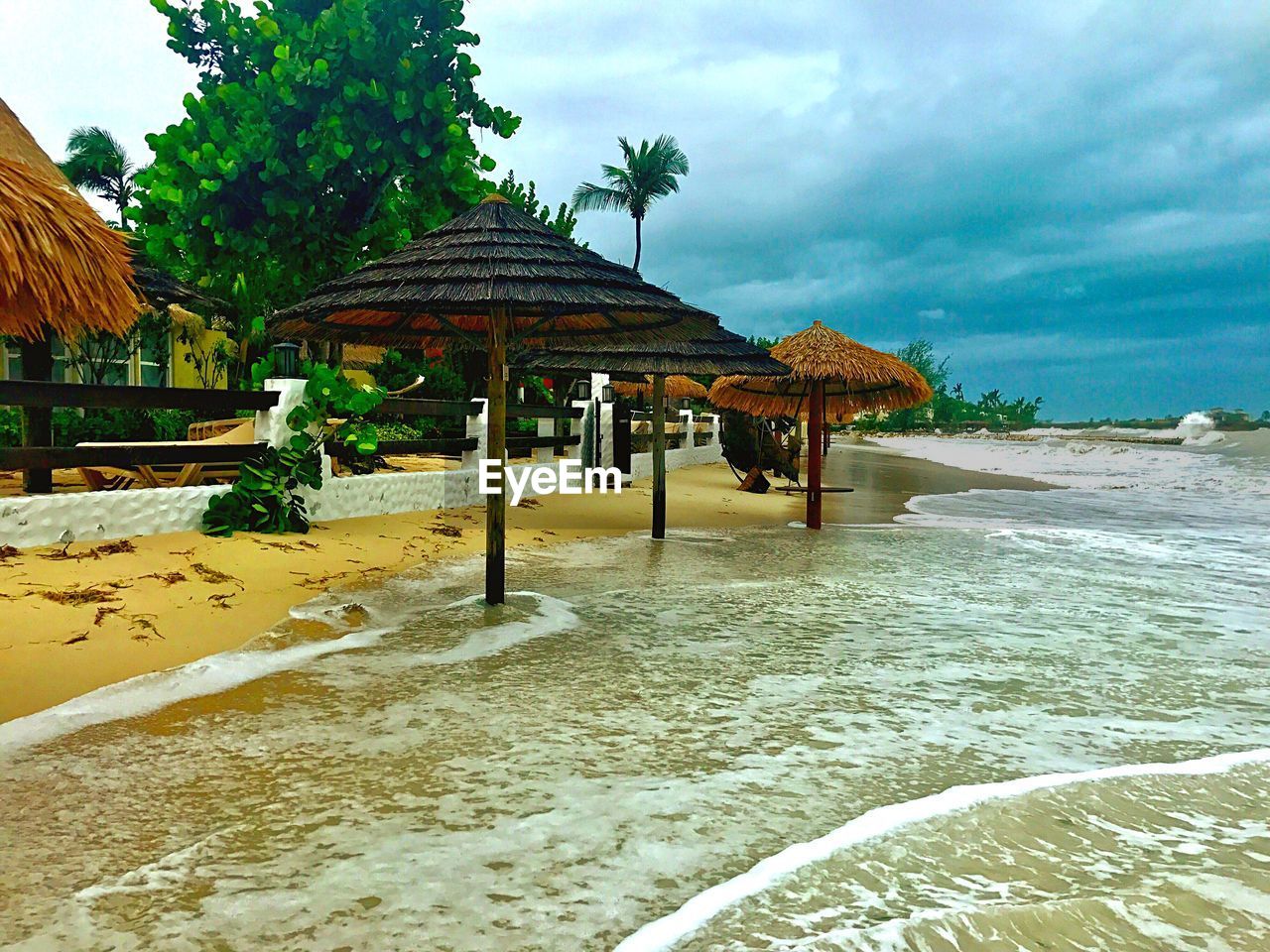 VIEW OF BEACH AGAINST SKY