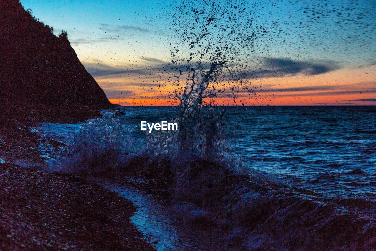 Full frame shot of splashing water