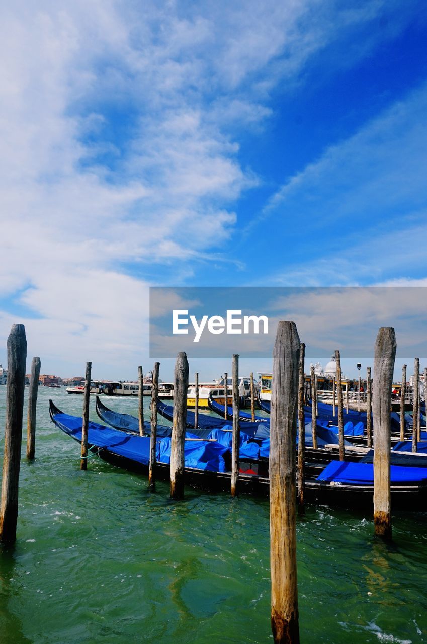 VIEW OF PIER IN CALM SEA