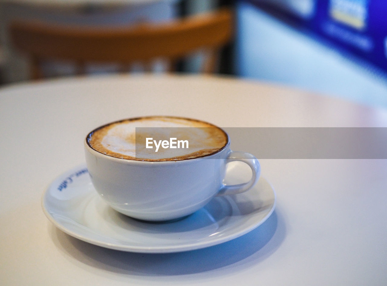 Close-up of coffee on table