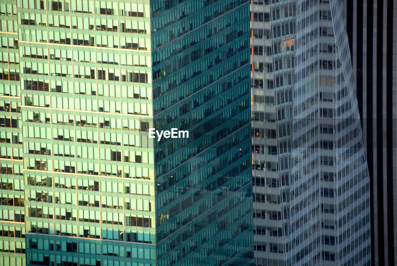 Full frame shot of skyscrapers