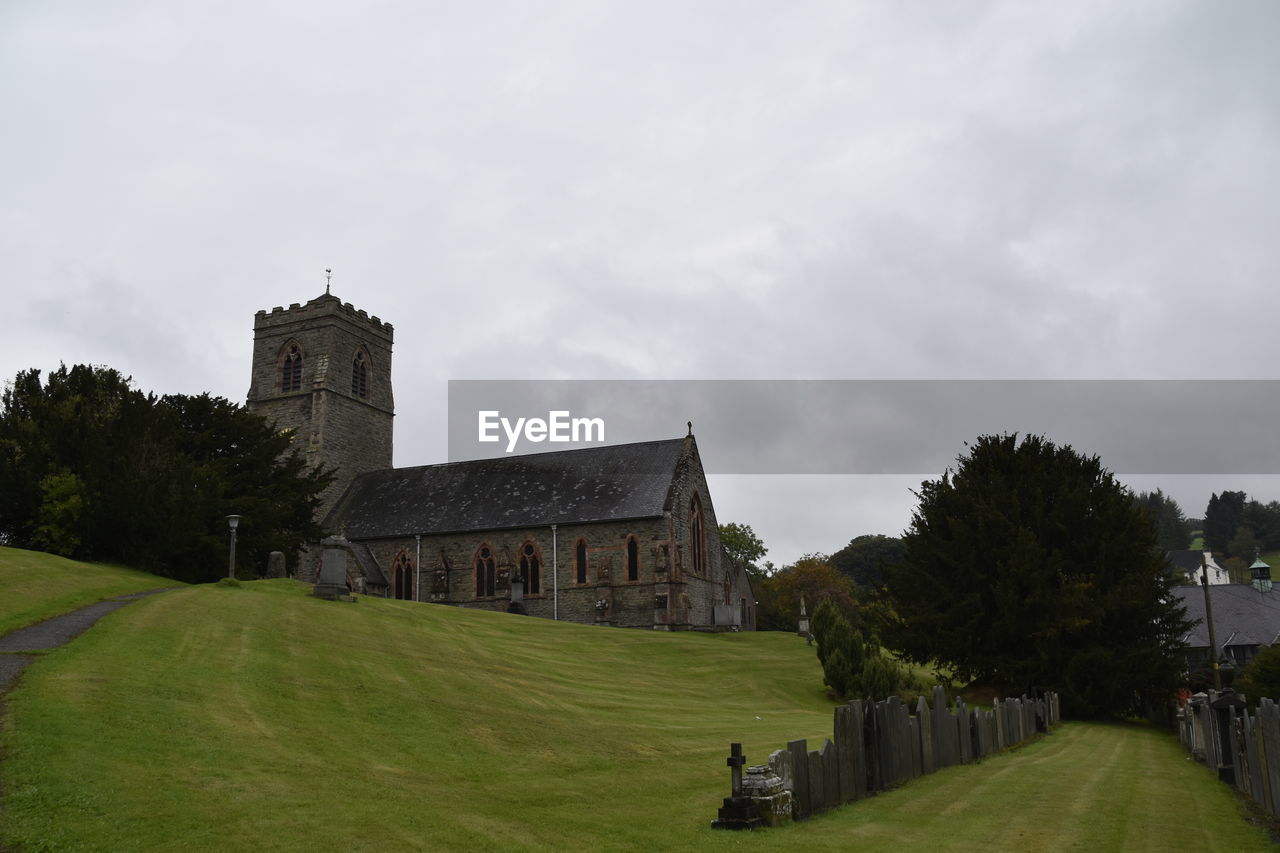 VIEW OF A CHURCH IN THE DISTANCE