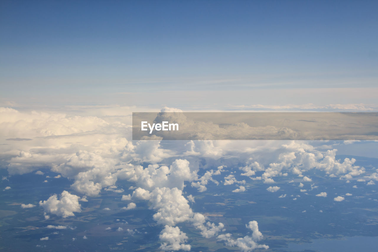 Low angle view of clouds in sky