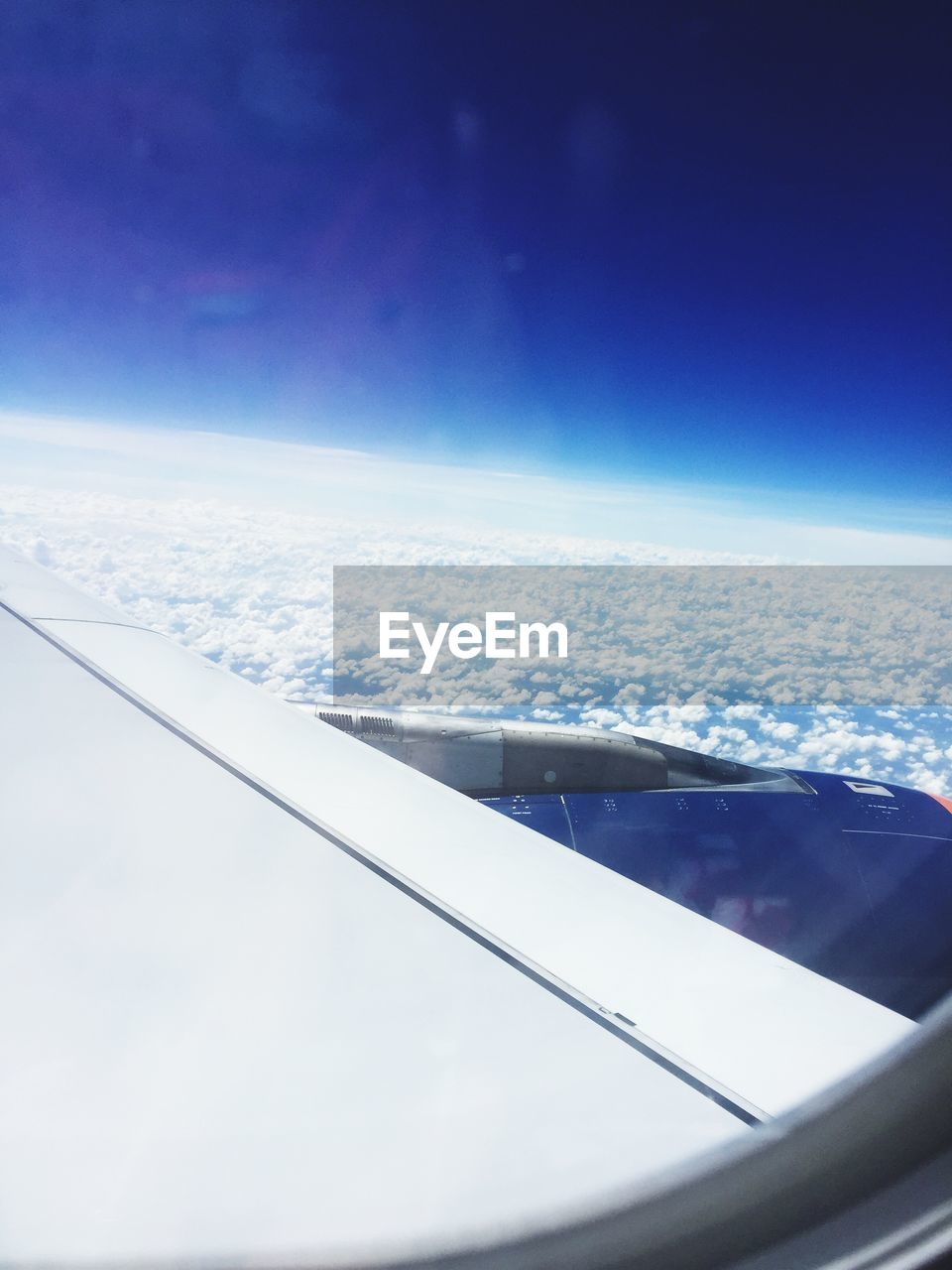 Aerial view of landscape against sky during winter