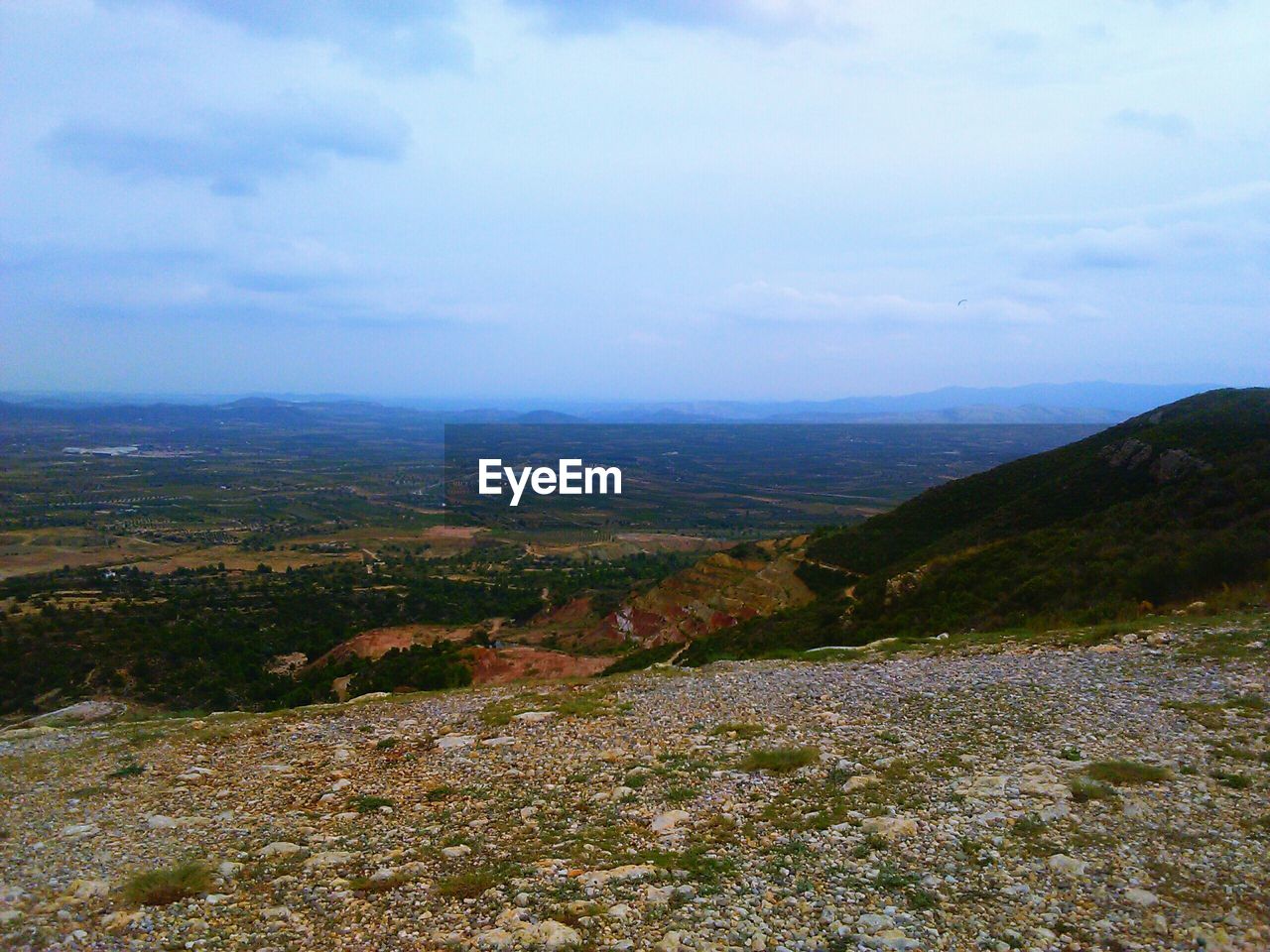 VIEW OF LANDSCAPE AGAINST CLOUDY SKY