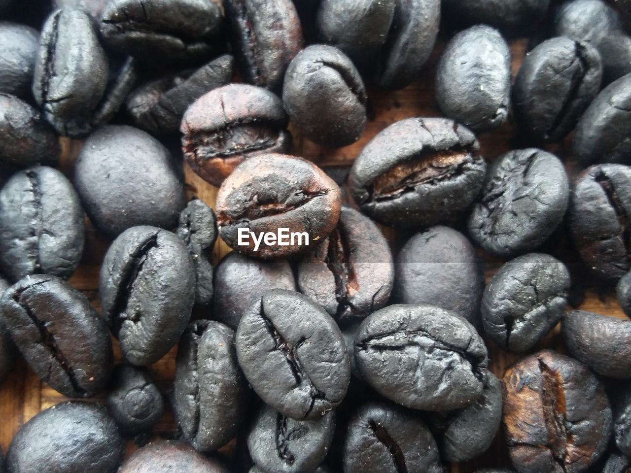 Full frame shot of coffee beans