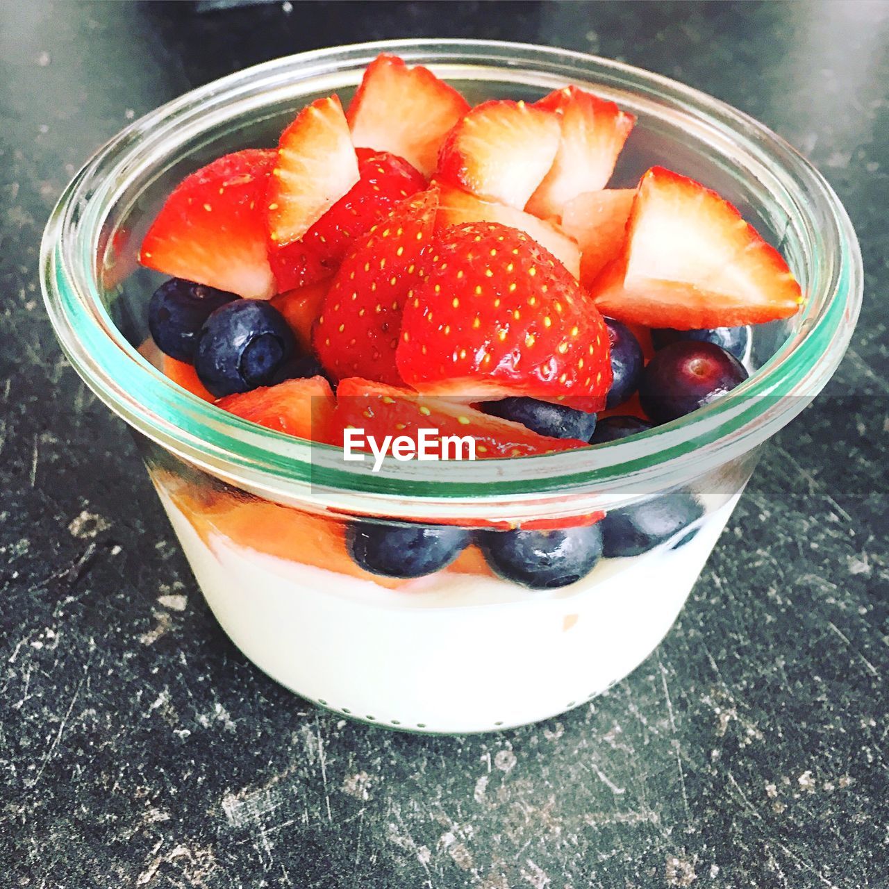 STRAWBERRIES IN BOWL