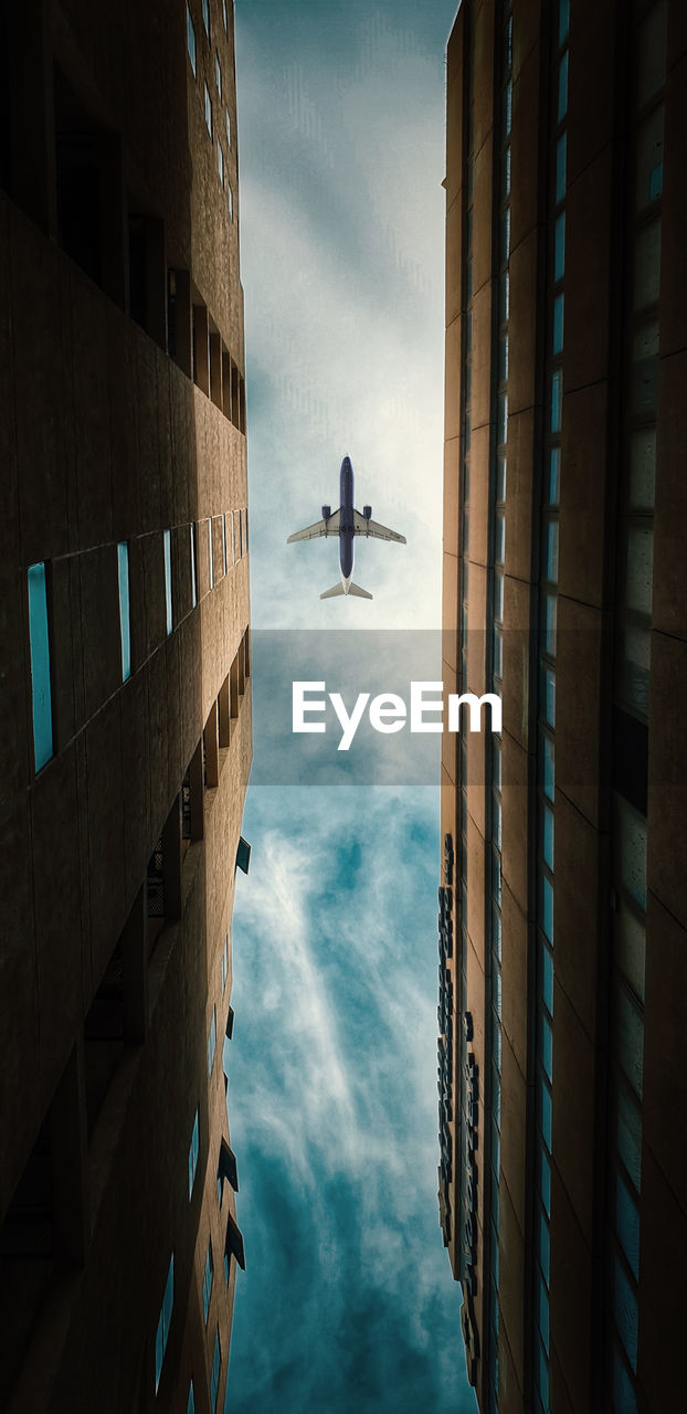 Low angle view of buildings against sky