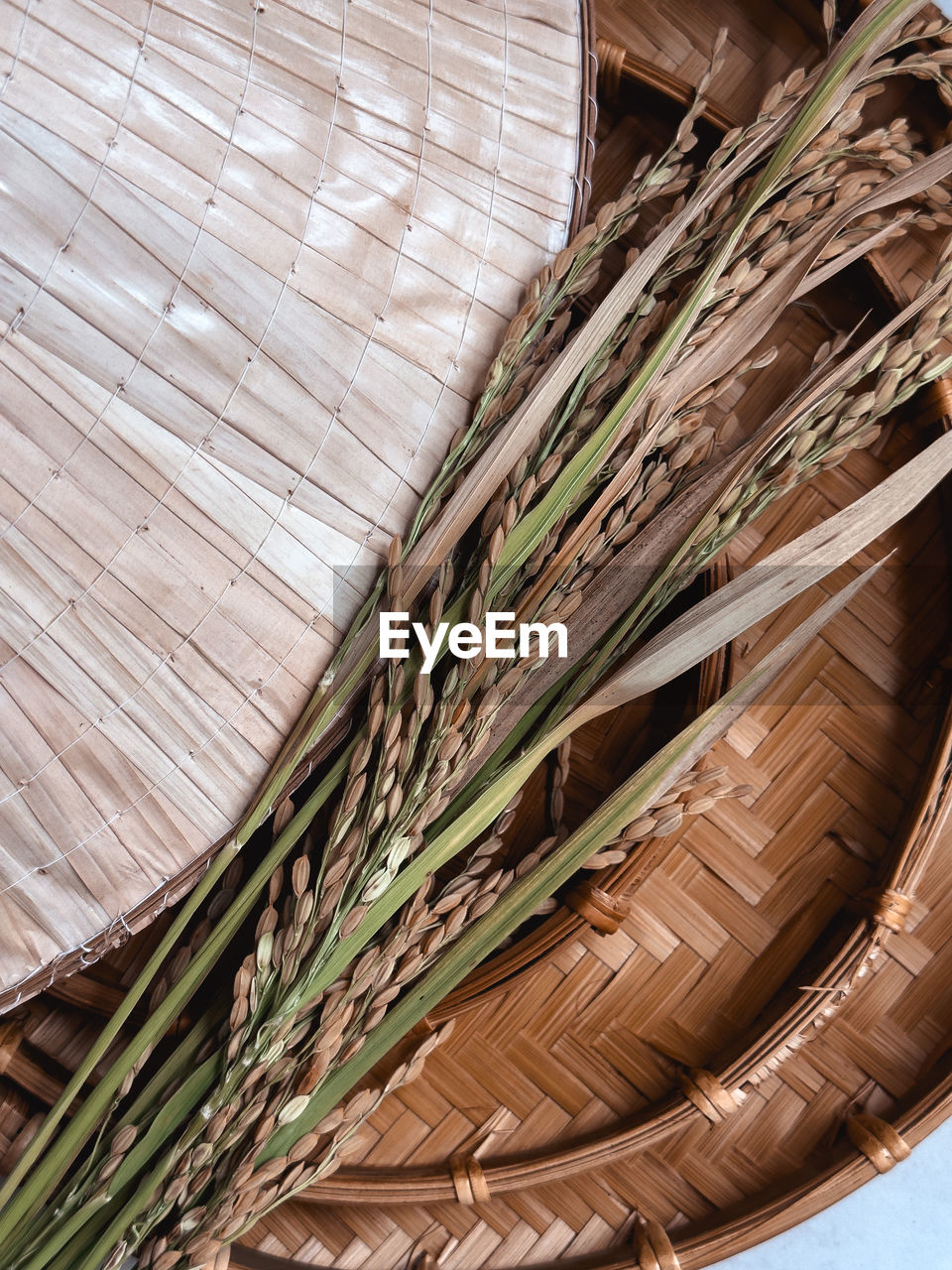 wood, no people, food, bamboo, nature, food and drink, plant, close-up, basket, indoors, brown, container, day, roof, agriculture, high angle view