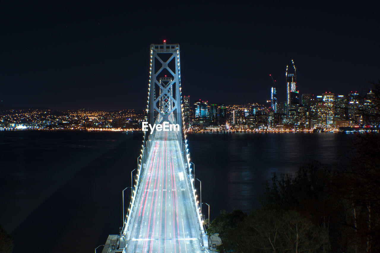 ILLUMINATED CITY AT NIGHT