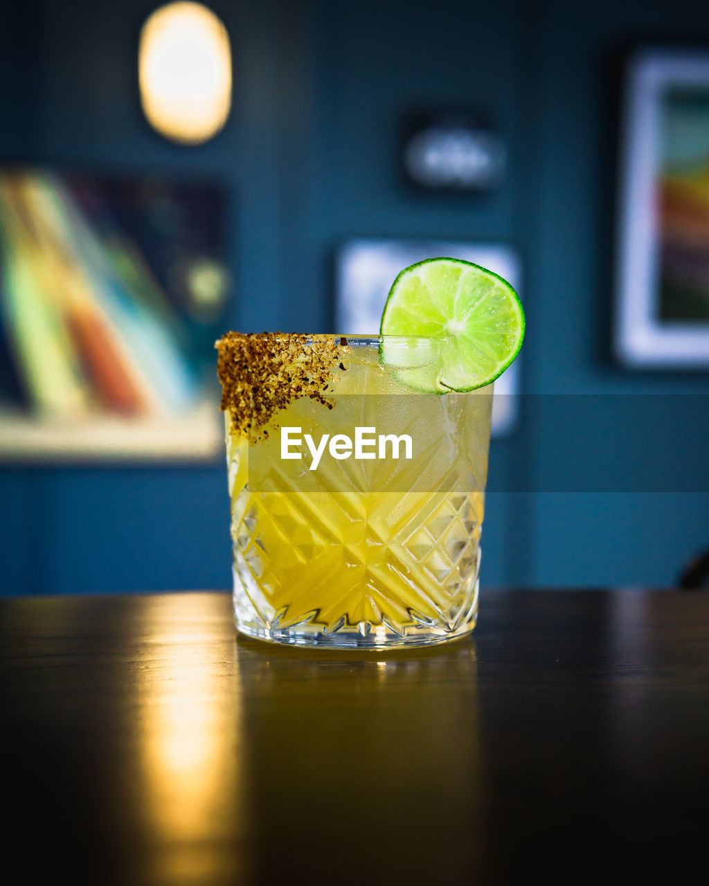 Close-up of drink on table