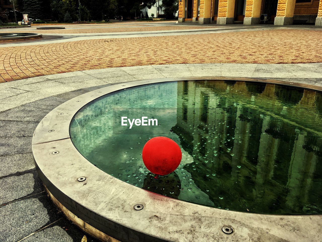 CLOSE-UP OF SWIMMING POOL IN WATER