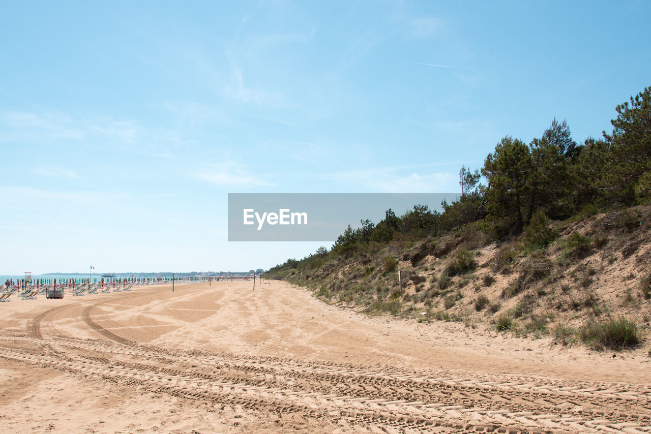 VIEW OF BEACH AGAINST SKY