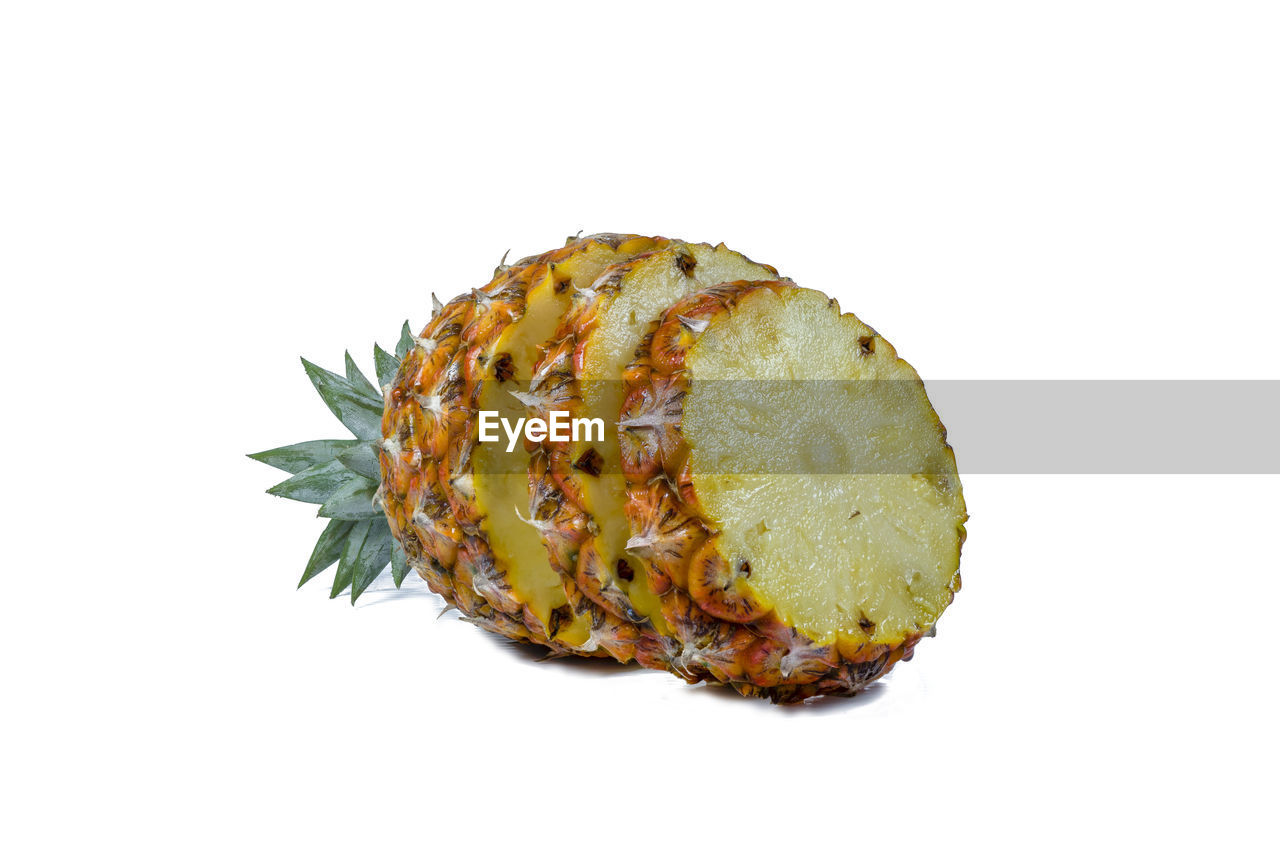 CLOSE-UP OF FRUIT ON WHITE BACKGROUND