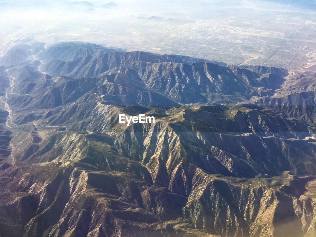 AERIAL VIEW OF MOUNTAINS
